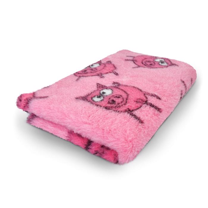 Vet Bed Extra Soft Design Farm Animals PinkyPiglet Lyserødt Vetbed 100 x 150 cm