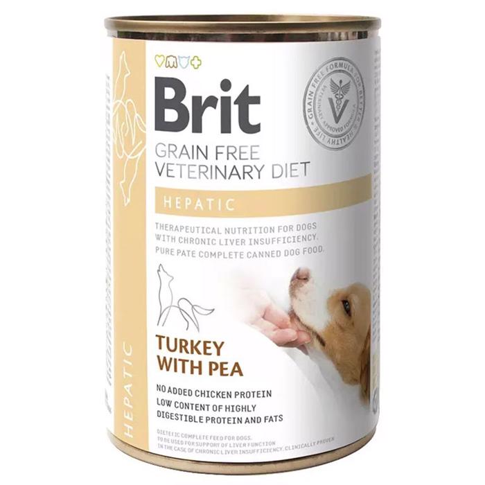 Brit Grain Free Veterinary Diet Hepatic Understøttelse af Leveren 400g