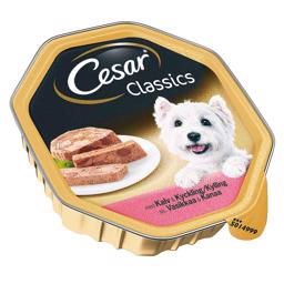 Cesar Classic Paté til Hunden med Kalv & Kylling 150g