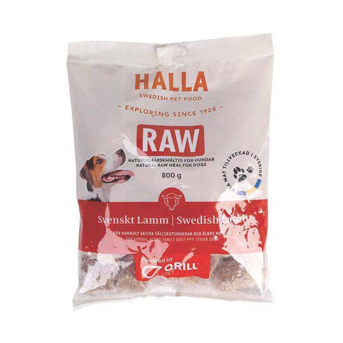 Halla Raw Frosne Kødboller af Lam 800g