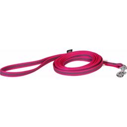 Alac Hundeline med Gummi Antiglid og Håndtag 12mm x 3meter CERISE