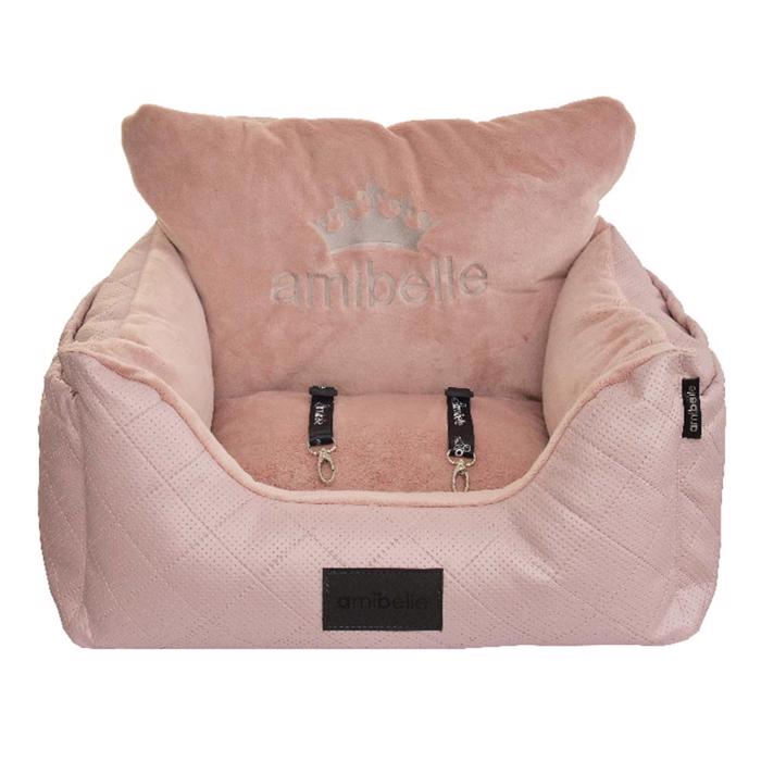 Amibelle Hunde Bilsæde Soft Design Bella Pink