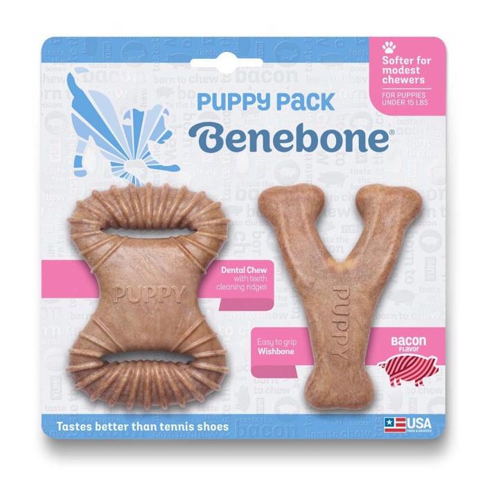 Benebone Dental Chew/Wishbone Nylon Tyggeben PUPPY 2-PACK