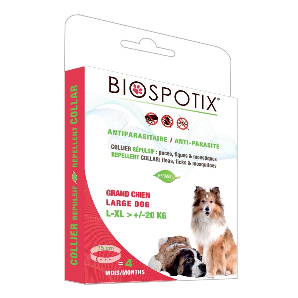 Biospotix Loppe Halsbånd Til Store Hunde Over 20 kg