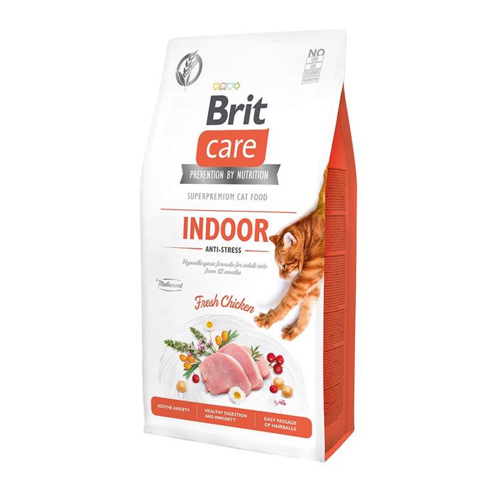 Brit Care Kattefoder til Indendørs Katte Indoor Anti-Stress 7 KG