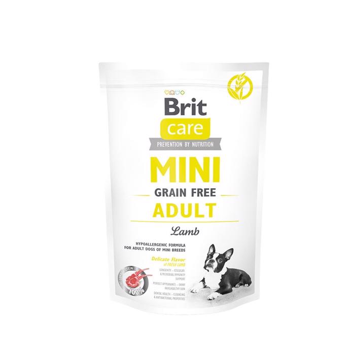 BRIT Care MINI Hundefoder Adult med Lam SMAGSPRØVE 50g