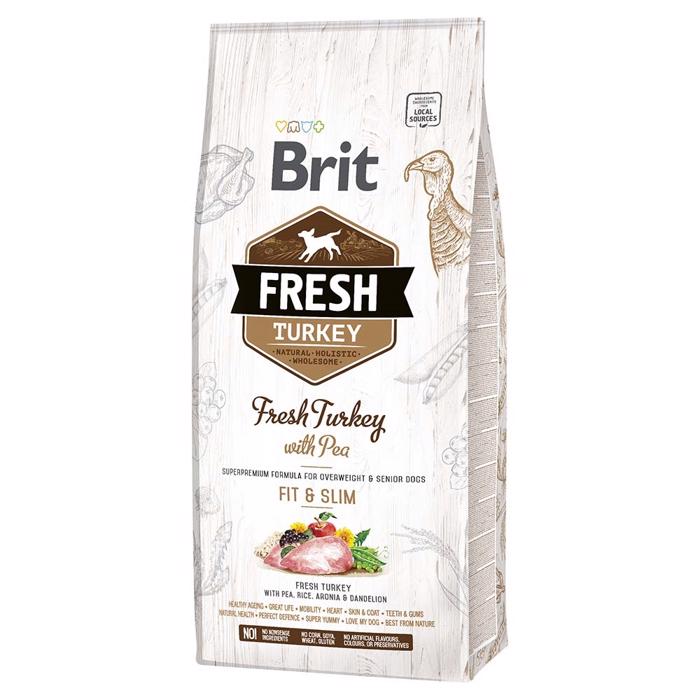 Hundefoder BRIT Fresh Fit & Slim med Kalkun & Ærter