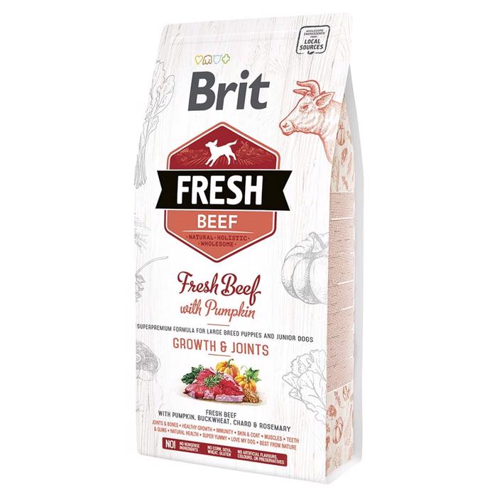 Hundefoder BRIT Fresh Growth & Joints Okse med Græskar