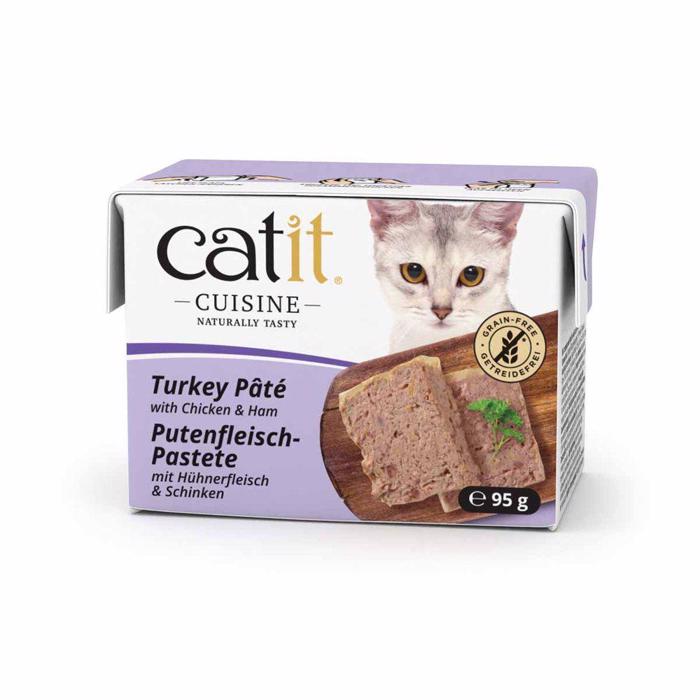 Catit Cuisine Paté Til Katten med Kalkun, Kylling & Skinke 95g