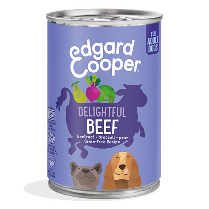 Edgard Cooper Vådfoder Delightful Beef 400g