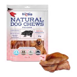 Frigera Natural Dog Chews Pig Ears Naturligt Tørret Griseører 200g