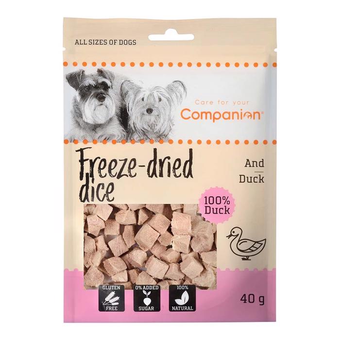 Companion Frysetørrede Hundegodbidder med And 40g