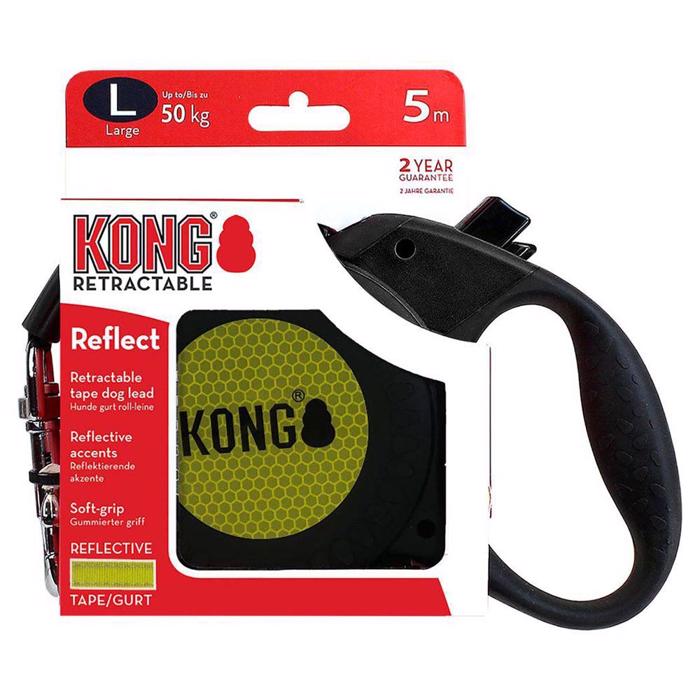 KONG Flex Line Model Retractable Reflect Large 5 Meter Til 50 kg