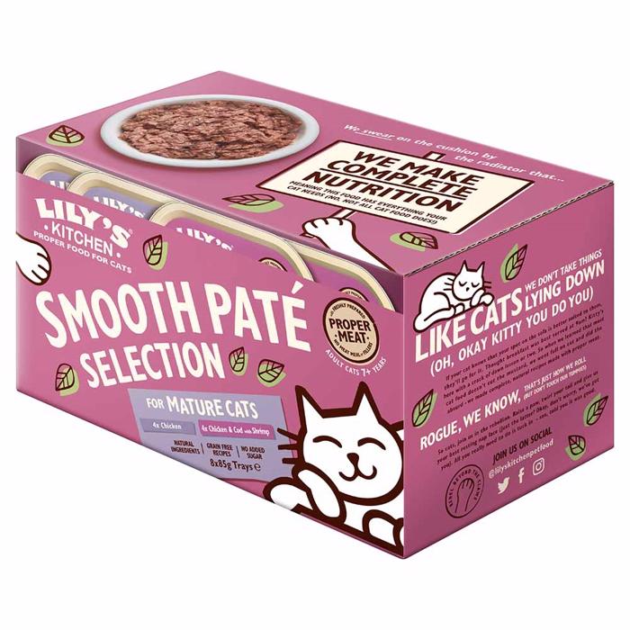 Lily\'s Kitchen Paté Til Katten For Mature Cats 8 x 85g