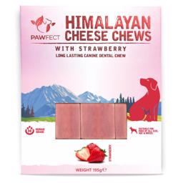 Pawfect Himalayan Cheese Chews Jordbær 3-Pack 195g