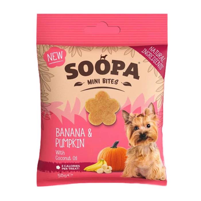 Soopa Vegansk Healthy MINI Bites Banana & Pumpkin 50g