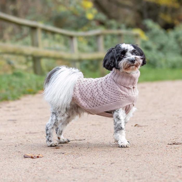 Trixie Strikpullover Trøje Til Hunden Design Norwood Blush