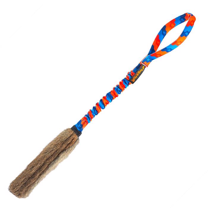 Tug-e-nuff Wondabunny Bungee Kaninskind med Orange og Blå Strop 60 cm