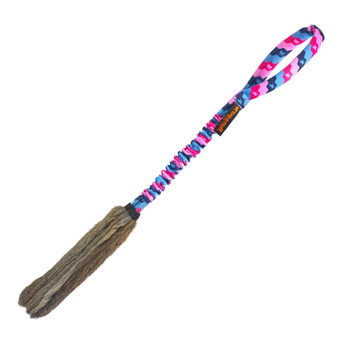 Tug-e-nuff Wondabunny Bungee Kaninskind med Pink og Blå Strop 60 cm