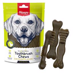 Wanpy Toothbrush Chews Chicken Flavor Små Tandbørster 100g