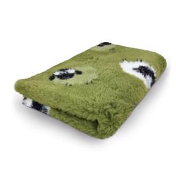 Vet Bed Extra Soft Design FarmAnimals Woolly Sheep GRØN 100x150 cm