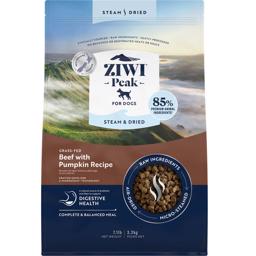 Ziwipeak Hundefoder Steam & Dried Beef with Pumpkin 3,2 Kg