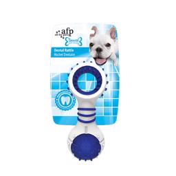 All For Paws Dental Chews Rattle Supersmart Tandrensende Rangle Blå