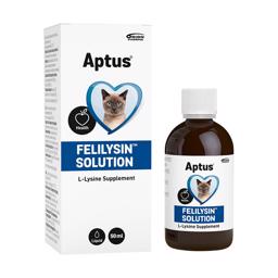 Aptus Felilysin Liquid Indeholder L-lysin Livsvigtig Aminosyre Til Katte 50ml