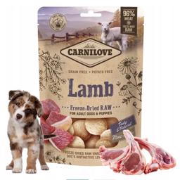 Carnilove Freeze-Dried Raw Snack Mono Protein Voksen & Hvalp LAMB