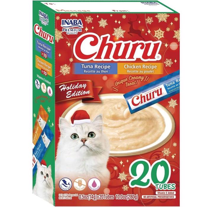 Ciao Churu Christmas Box Glæd Din Mis Med Tun & Kylling 20stk