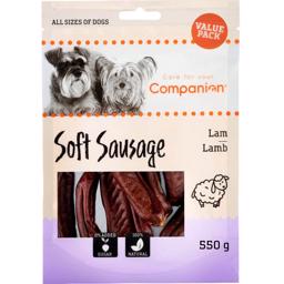 Companion Soft Sausage Lækre Pølser med Lam 550g