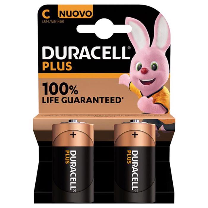 Duracell Batterier Model C - 2pak LR14/C Plus Alkaline