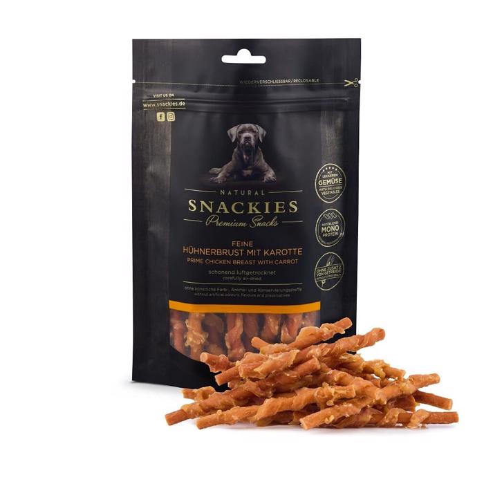 Snackies Premium Hundegodbidder Kyllingebryst med Gulerod 170g