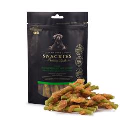 Snackies Premium Hundegodbidder Kyllingebryst med Spinat 170g