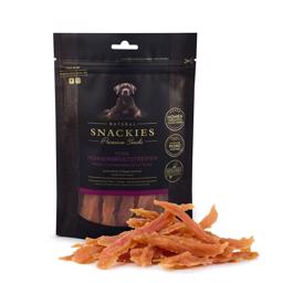 Snackies Premium Hundesnack Lufttørret Kyllingebryststrimler 180g