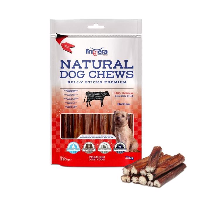 Frigera Natural Dog Chews Tyrepinde Premium Bully 12cm 250g