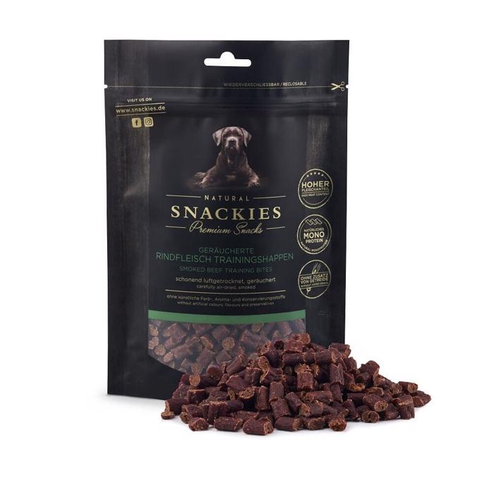 Snackies Premium Hundegodbidder Røget Okse Træningsbidder 170g