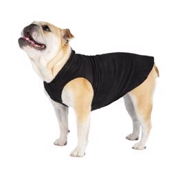 GoldPaw Hunde Fleece Stretch Pullover Sort