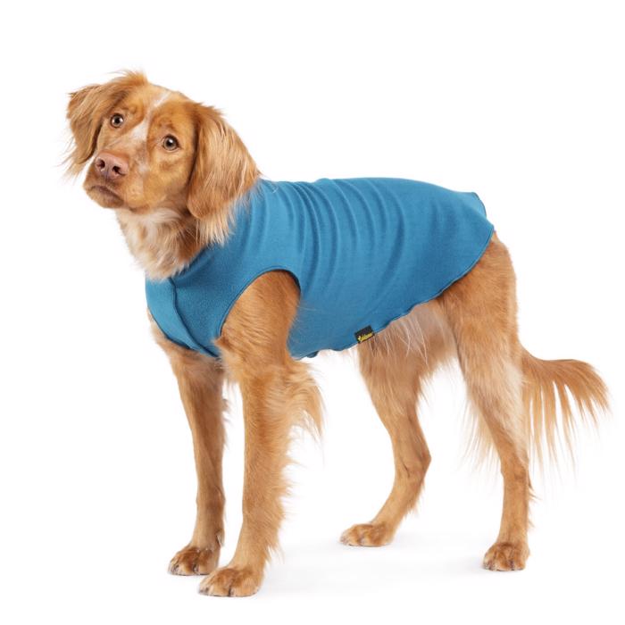 GoldPaw Stretch Fleece Pullover Hundetrøje blå