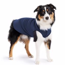 GoldPaw Hunde Fleece Stretch Pullover Navy Blue