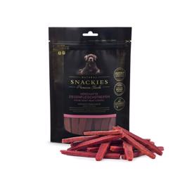 Snackies Premium Hundegodbidder Lufttørret Kødstrips med Ged 170g