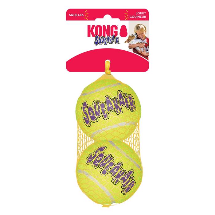 Kong AirDog Squeakair Tennisbold LARGE 2-PACK