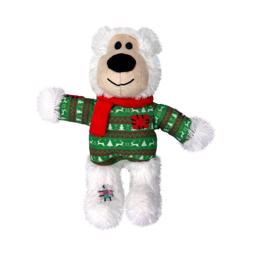 KONG Holiday Wild Knots Bear Rød Julebamse Mød White Maddy