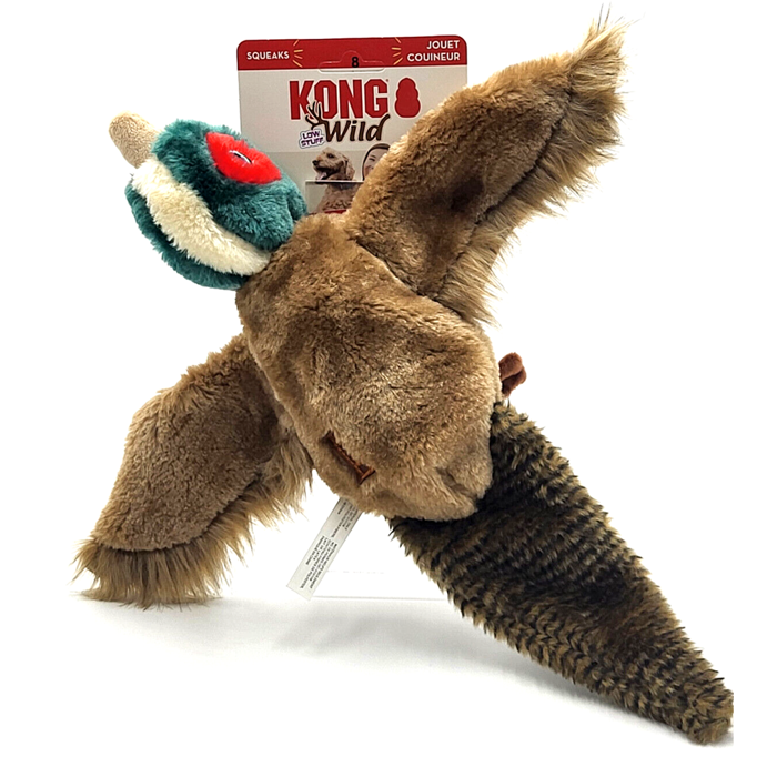 Kong Wild Low StuffPheasant Hundebamse Let Fyldt Fasanen Mynte