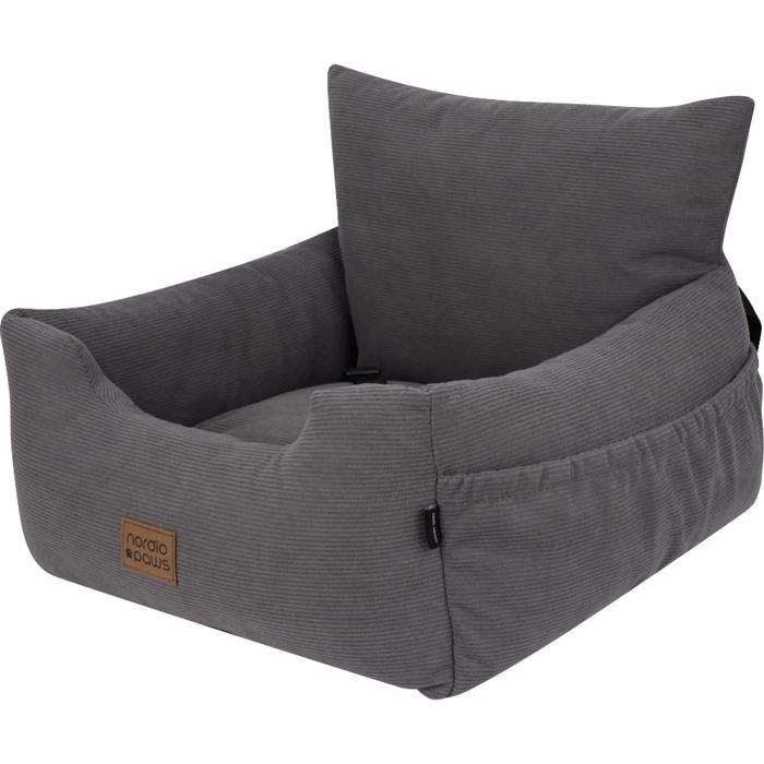 Nordic Paws Cozy DeLuxe Designer Bilsæde & Seng Velvet Grey