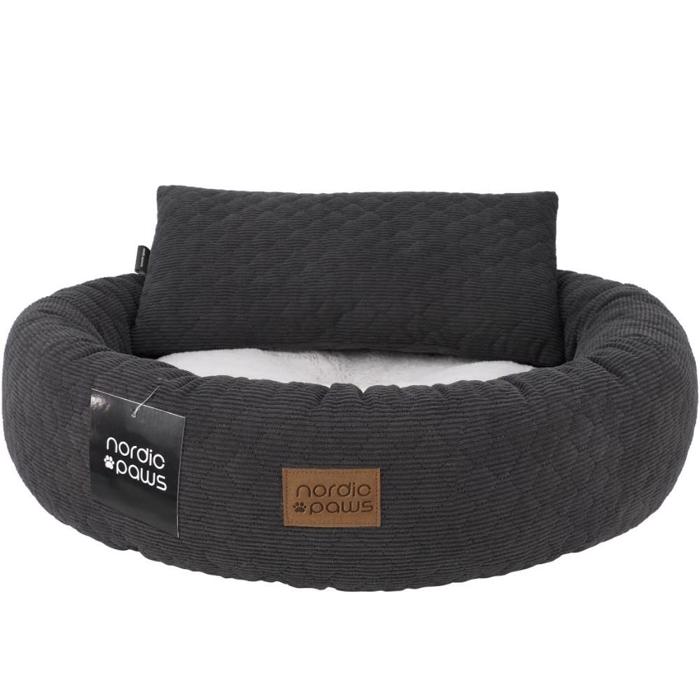 Nordic Paws Cozy Hundeseng Design Olli X-LARGE Ø100,5 cm - SUPER TILBUD