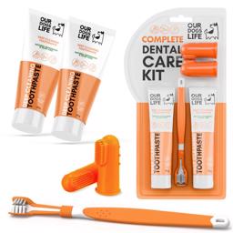 Dogslife Dental Care Kit Komplet Tandpleje Sæt Til Hunden 5 dele