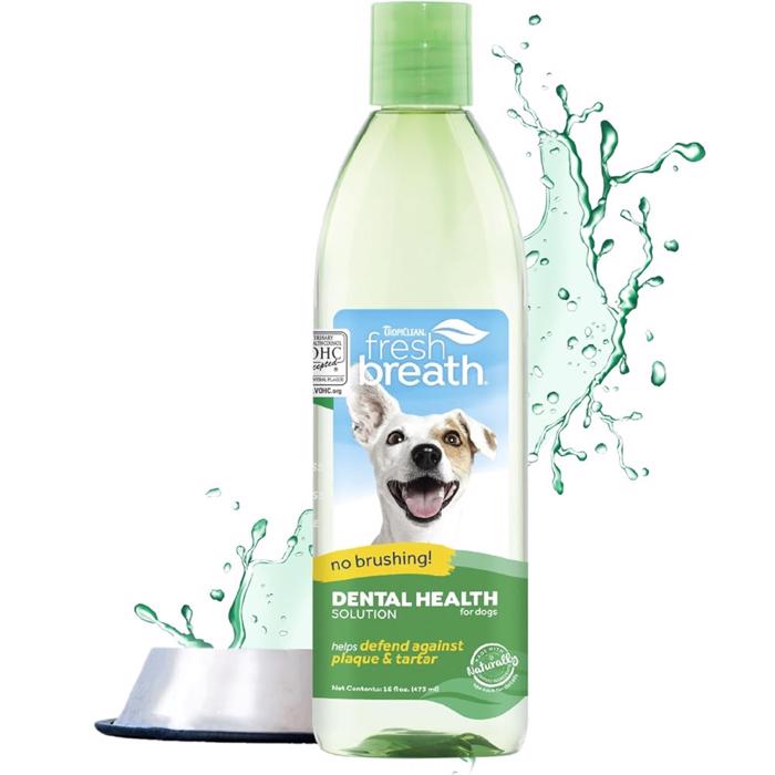 TropiClean Water Additive Oral Care Sund Hundemund Original GreenTea