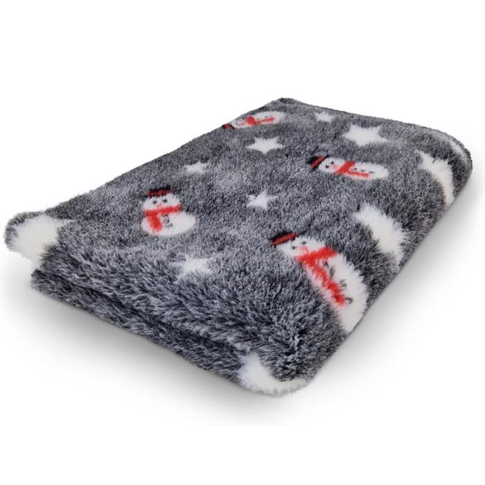 Vet Bed Extra Soft Frosty Grey 100 x 75 cm