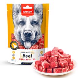 Wanpy Godbidder Ovnristet Marbled Bites BEEF 100g 